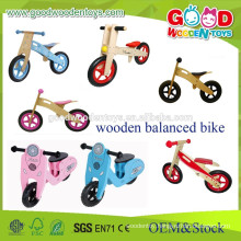 new design educational wooden kids balance bike toys for 3-5 years old